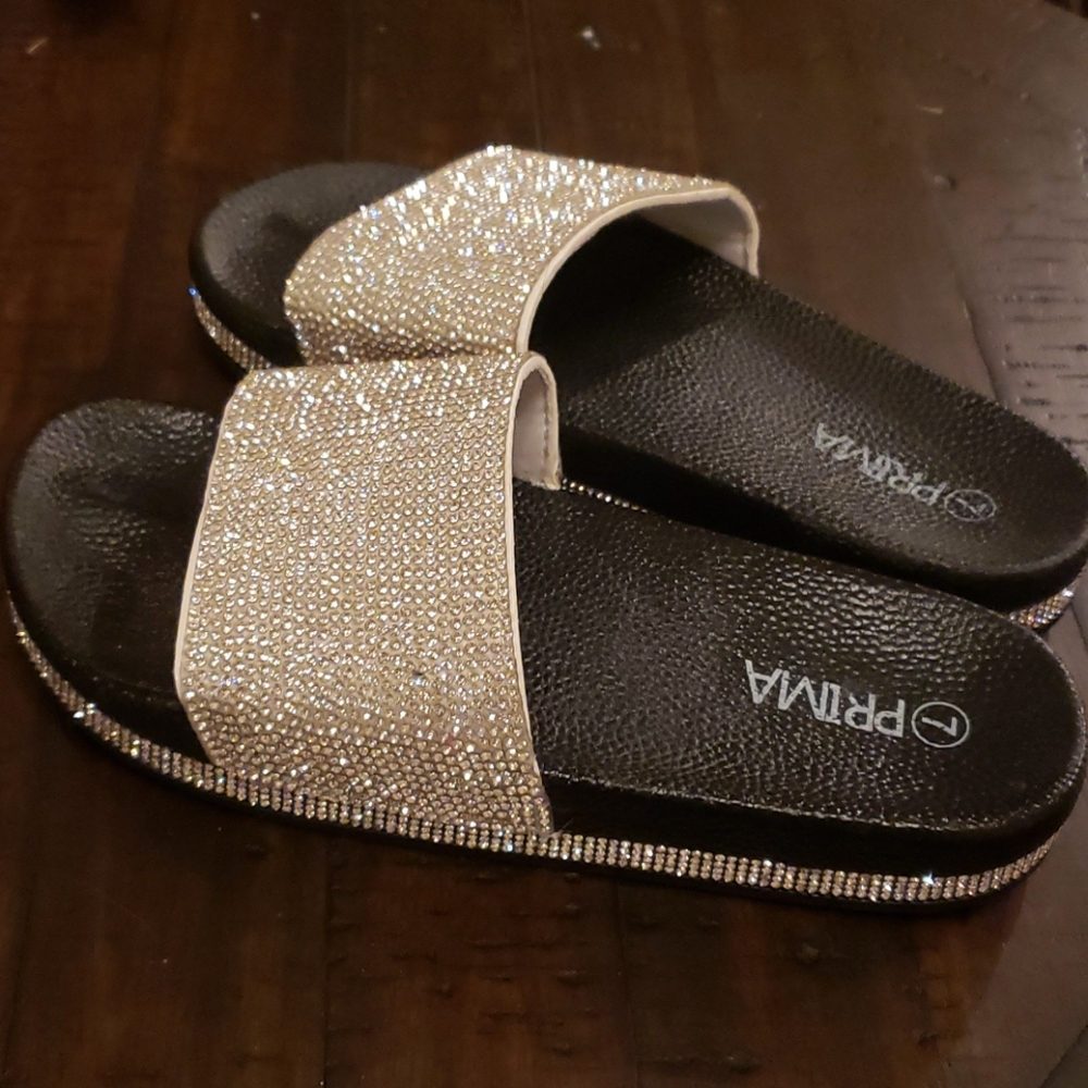 Bling Rhinestone Slides - Picture 2 of 2
